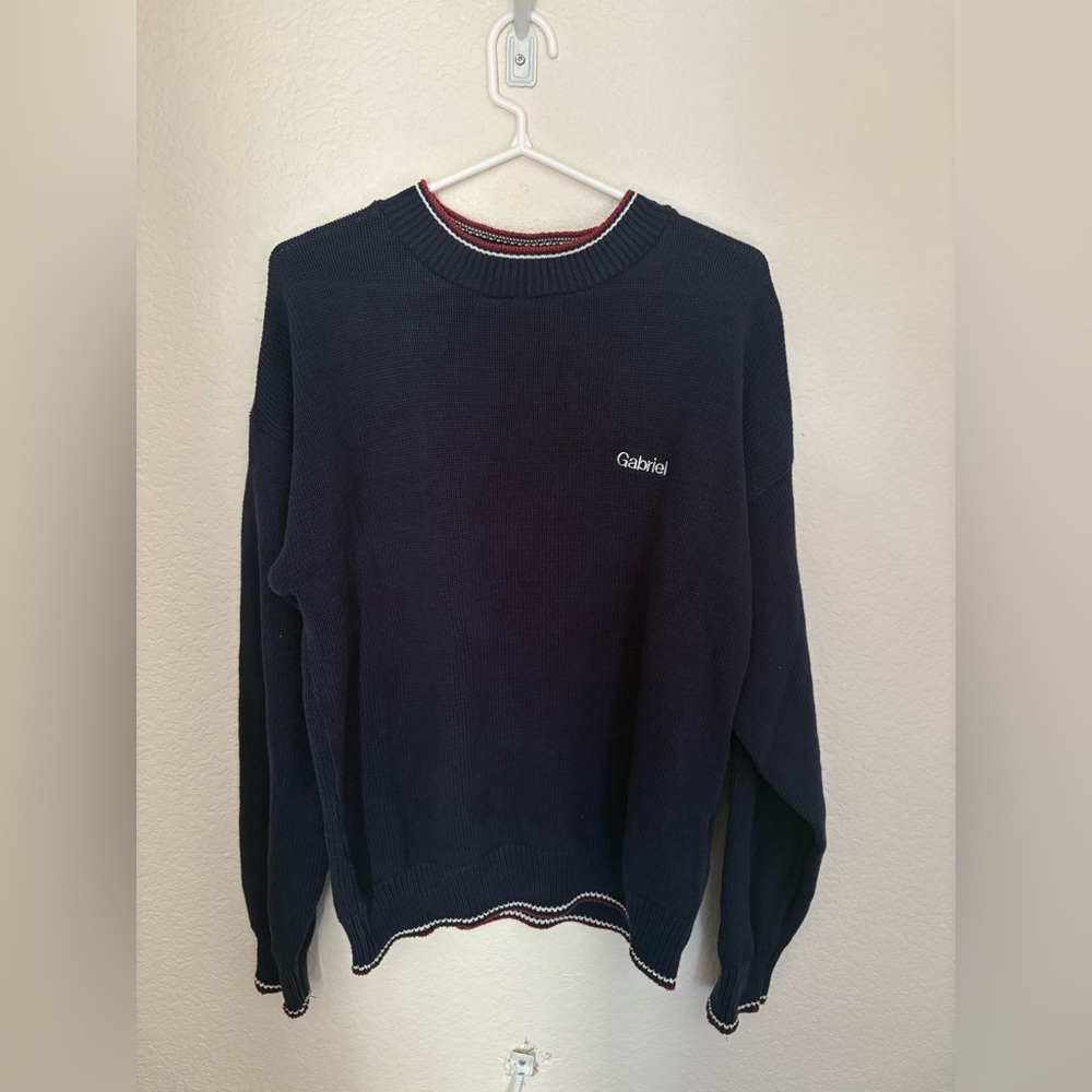 Navy Crewneck Men's Sweater